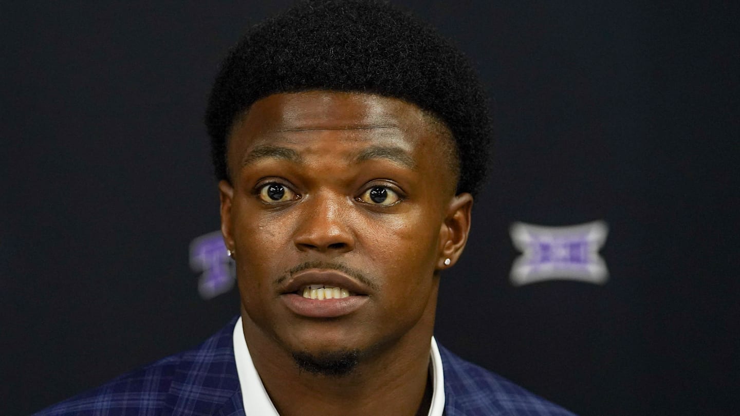 TCU defensive back Bud Clark