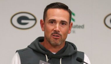 Green Bay Packers head coach Matt LaFleur