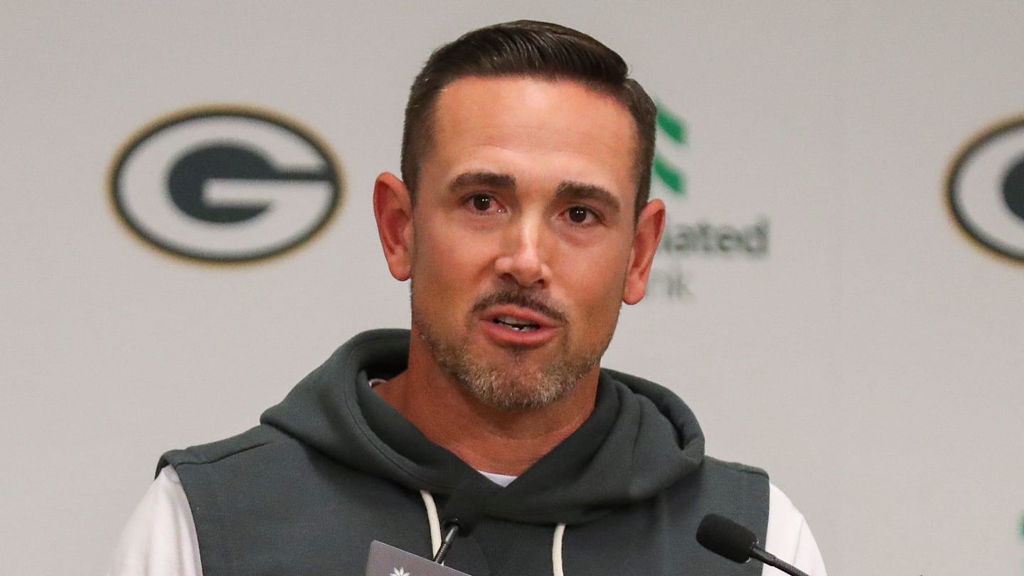 Green Bay Packers head coach Matt LaFleur