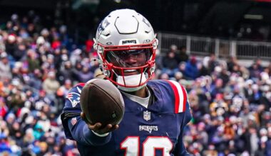 New England Patriots quarterback Joe Milton III