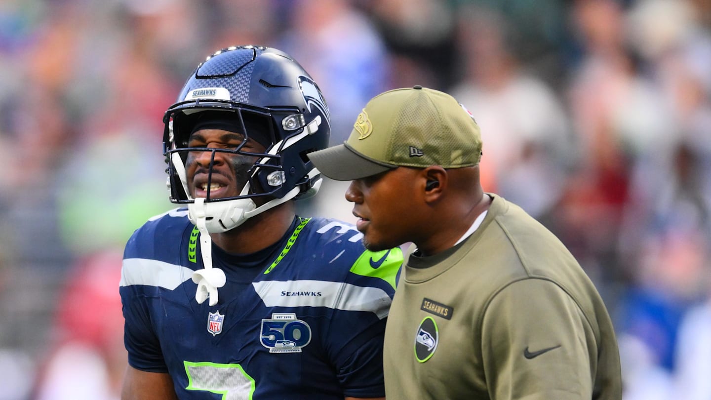 Seattle Seahawks' Nick Emmanwori leaves the field
