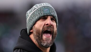 Philadelphia Eagles head coach Nick Sirianni