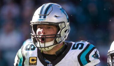 Former Carolina Panthers linebacker Luke Kuechly
