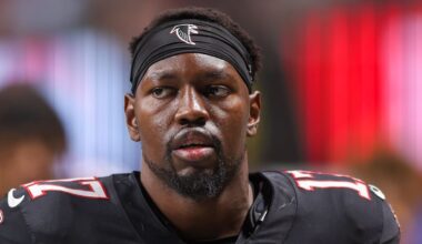 Atlanta Falcons edge rusher Arnold Ebiketie