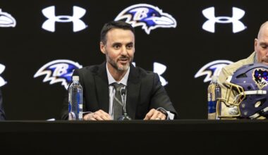 Baltimore Ravens head coach Jesse Minter