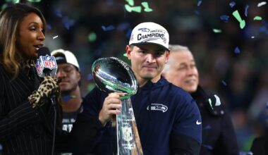 Seattle Seahawks head coach Mike MacDonald