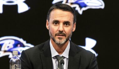 Baltimore Ravens head coach Jesse Minter