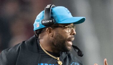 Carolina Panthers defensive passing game coordinator Jonathan Cooley