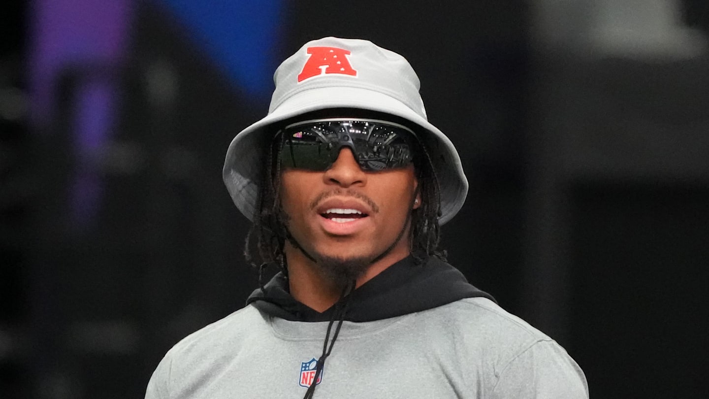 Indianapolis Colts running back Jonathan Taylor looks on