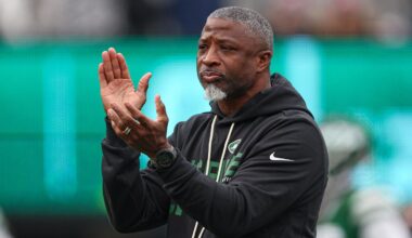 New York Jets head coach Aaron Glenn