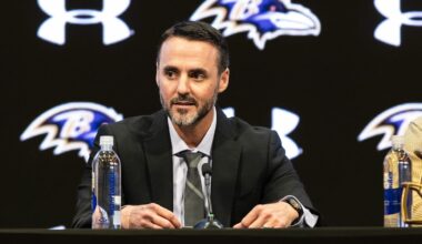 Baltimore Ravens head coach Jesse Minter