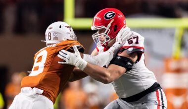 Detroit Lions Target Georgia OT in Latest Field Yates Mock Draft