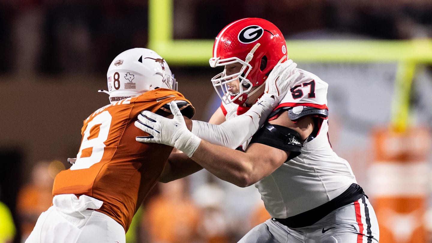 Detroit Lions Target Georgia OT in Latest Field Yates Mock Draft