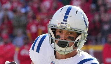 Indianapolis Colts wide receiver Alec Pierce makes a catch