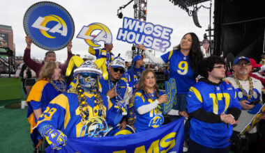 Los Angeles Rams fans 2025 NFL Draft at Lambeau Field. Mandatory Credit: Kirby Lee-Imagn Images