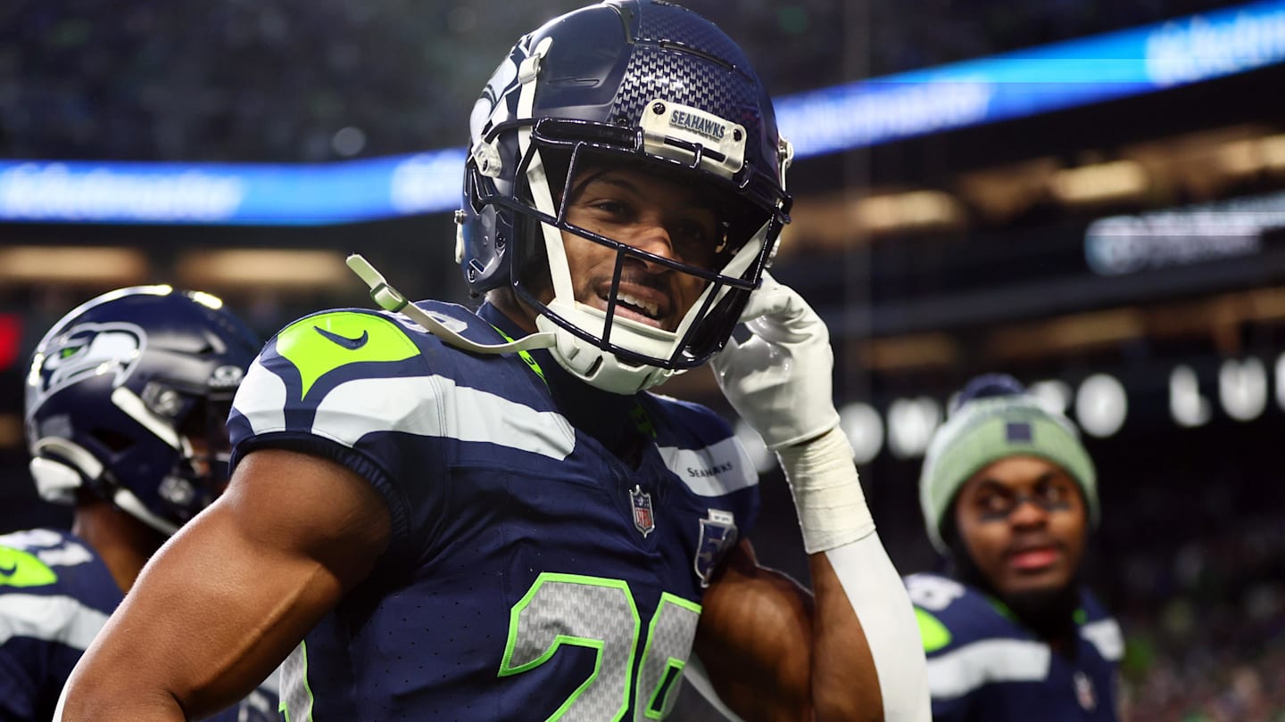 Jan 25, 2026; Seattle, WA, USA; Seattle Seahawks cornerback Josh Jobe (29) leaves the field at the end of the first half against the Los Angeles Rams in the 2026 NFC Championship Game at Lumen Field.