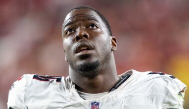 Atlanta Falcons defensive end Zach Harrison