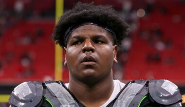 Washington Commanders offensive tackle Josh Conerly Jr.