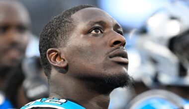 Carolina Panthers defensive lineman Tershawn Wharton