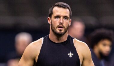 Former New Orleans Saints quarterback Derek Carr