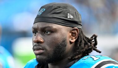 Carolina Panthers offensive tackle Ikem Ekwonu