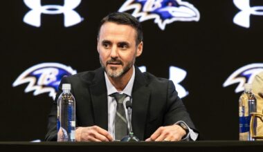 Baltimore Ravens head coach Jesse Minter