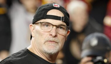 Washington Commanders head coach Dan Quinn