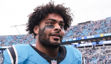 Carolina Panthers tight end Tommy Tremble