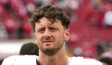 San Francisco 49ers tight end Jake Tonges