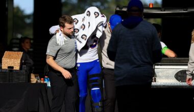 Graphic Injury Update Displayed by Buffalo Bills' WR With Free Agency Approaching