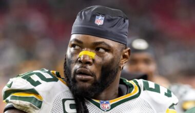 Green Bay Packers defensive lineman Rashan Gary