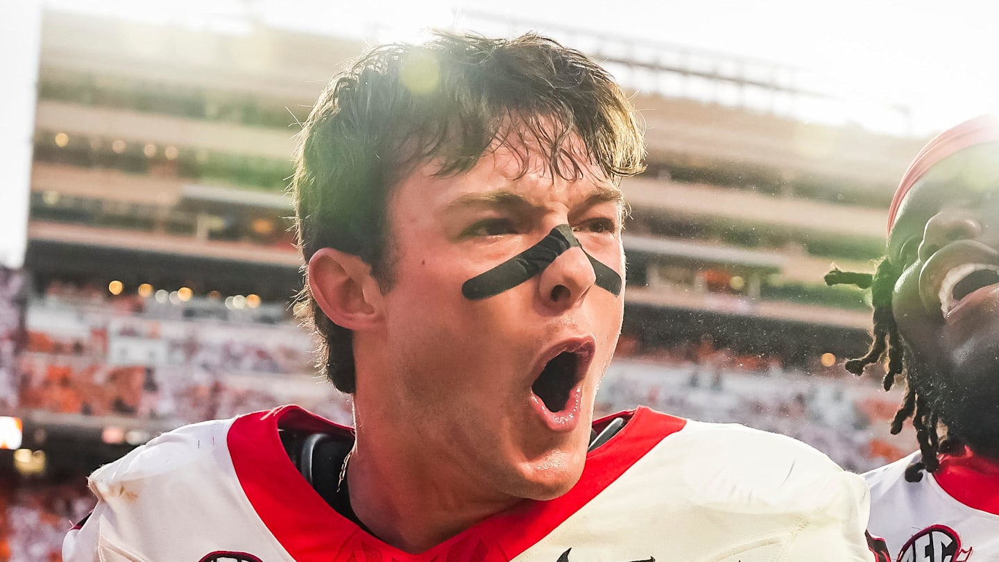 Georgia Bulldogs tight end Oscar Delp