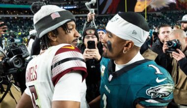 Commanders' Jayden Daniels Gives Surprising Remark About Rival Eagles