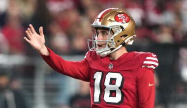 San Francisco 49ers kicker Eddy Pineiro (18)