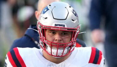 New England Patriots center Garrett Bradbury