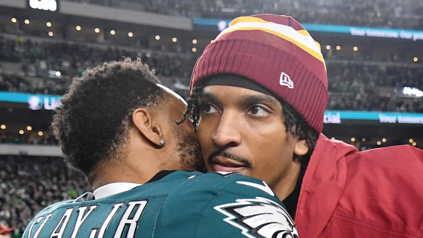 Washington Commanders quarterback Jayden Daniels