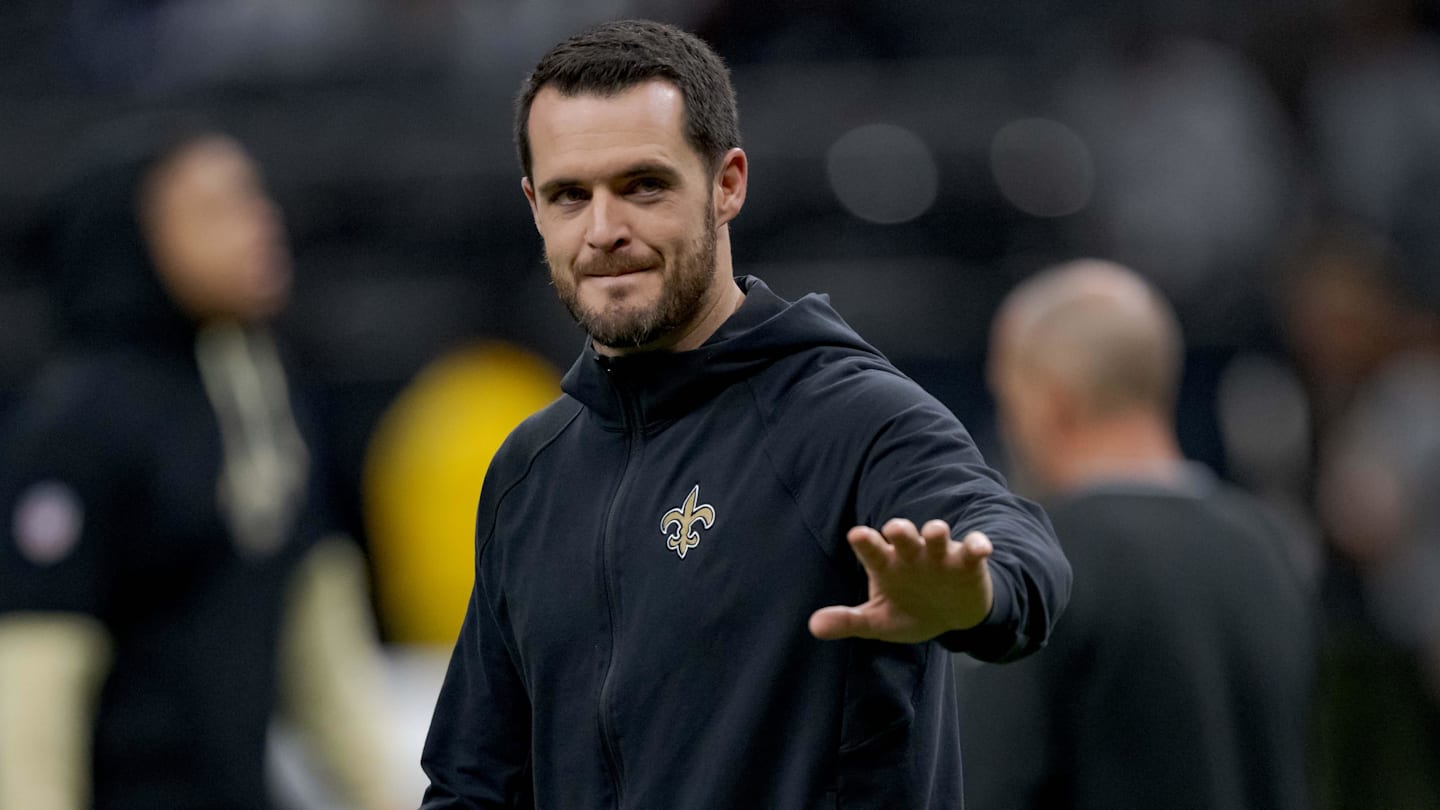 Retired New Orleans Saints quarterback Derek Carr