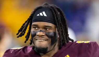 Arizona State Sun Devils offensive lineman Max Iheanachor