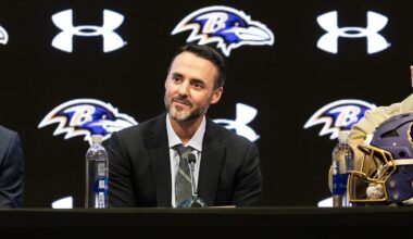 Baltimore Ravens head coach Jesse Minter