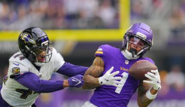 Minnesota Vikings wide receiver Jalen Nailor