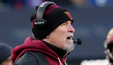 Washington Commanders head coach Dan Quinn