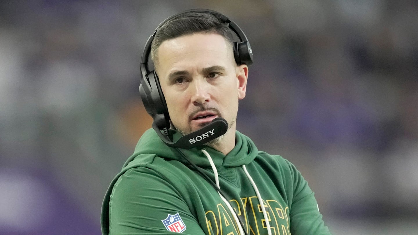 Green Bay Packers head coach Matt Lafleur