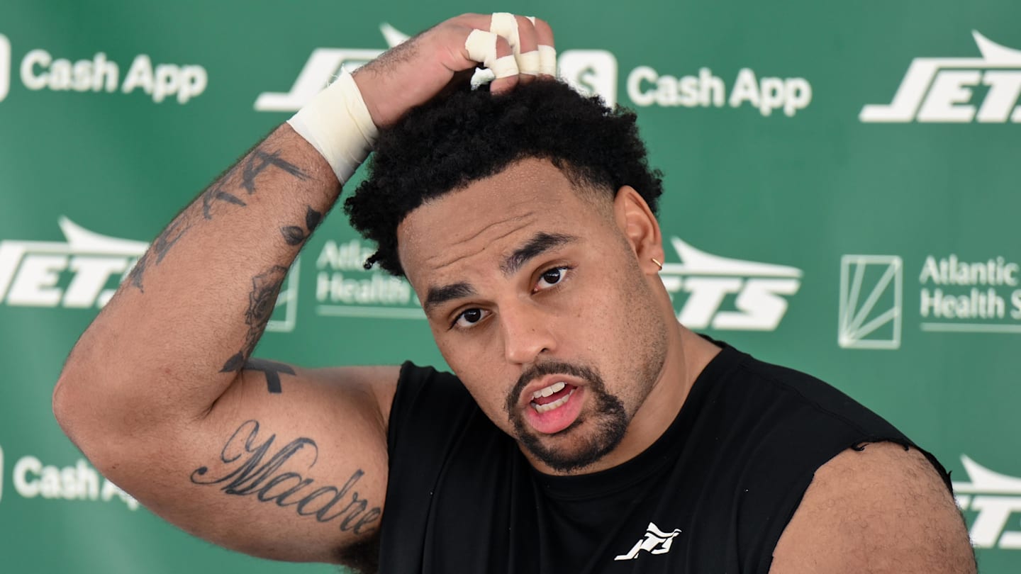 New York Jets guard Alijah Vera-Tucker