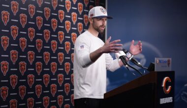 Chicago Bears offensive coordinator Declan Doyle