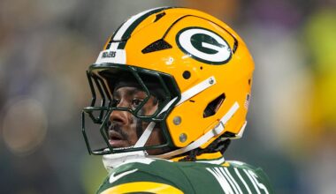 Green Bay Packers quarterback Malik Willis