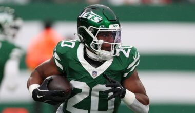 New York Jets running back Breece Hall