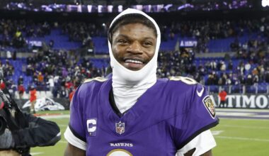 Baltimore Ravens quarterback Lamar Jackson