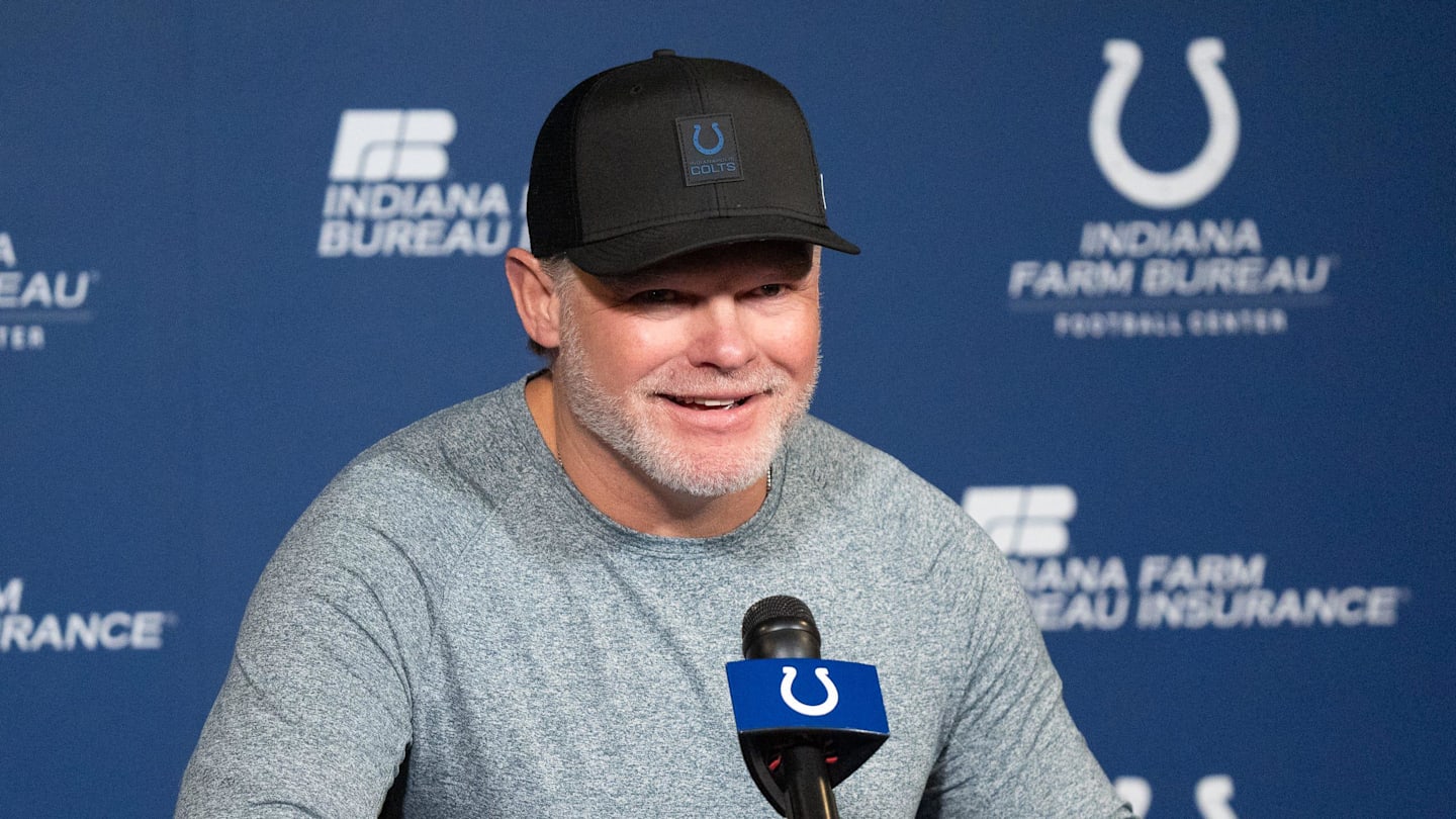Indianapolis Colts general manager Chris Ballard speaks