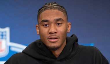 Arkansas quarterback Taylen Green