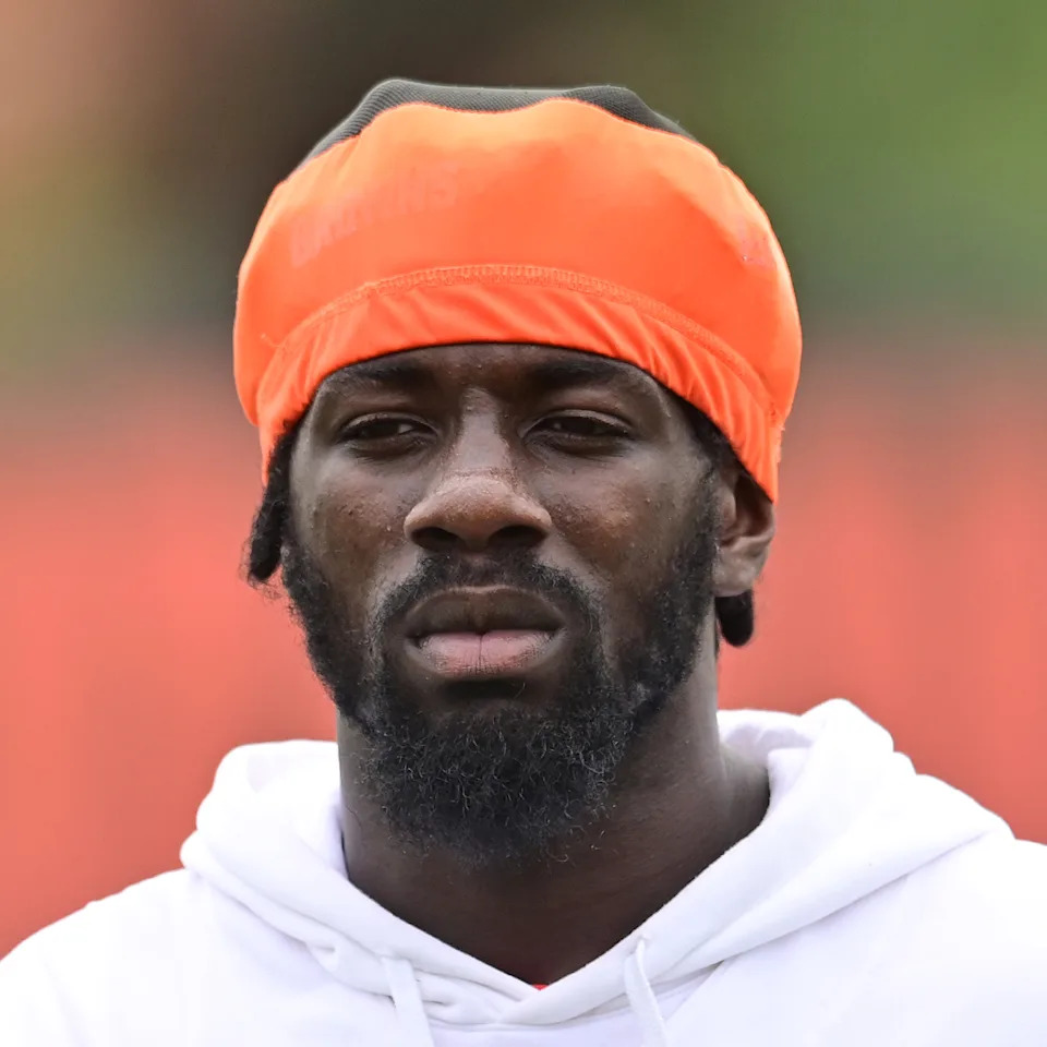 <p>NFL Cleveland Browns linebacker Jeremiah Owusu-Koramoah</p><br>